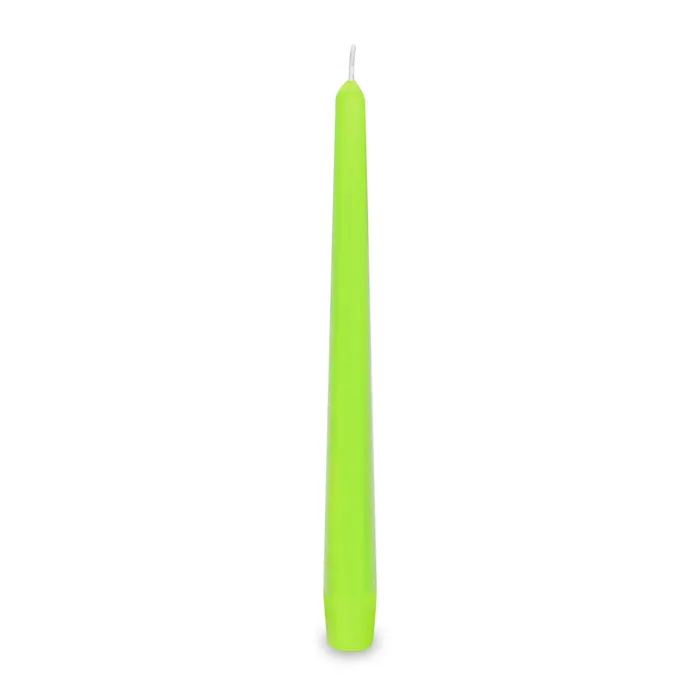 Termék főképe Svíčka kónická 245 mm žlutozelená [10 ks]