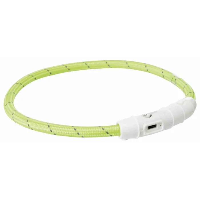 Termék főképe Svítící kroužek USB na krk, zelená L-XL: 65 cm/ o 7 mm