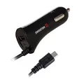 Következő termékkép SWISSTEN, micro USB autós töltő, 1x csatlakozó + USB port 12V, 5V, 2400mA, mobi töltés