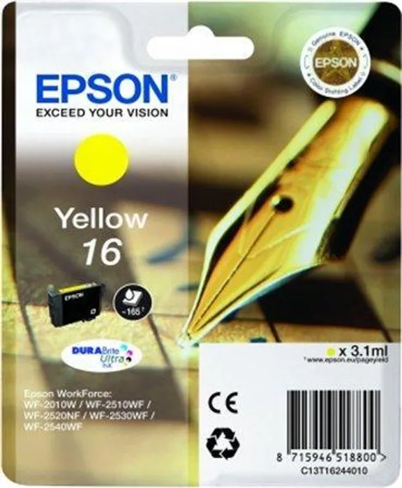 Termék főképe T16244010 Inkoustová cart. pro tiskárnu Workforce WF2540WF, EPSON žlutá, 3,1ml