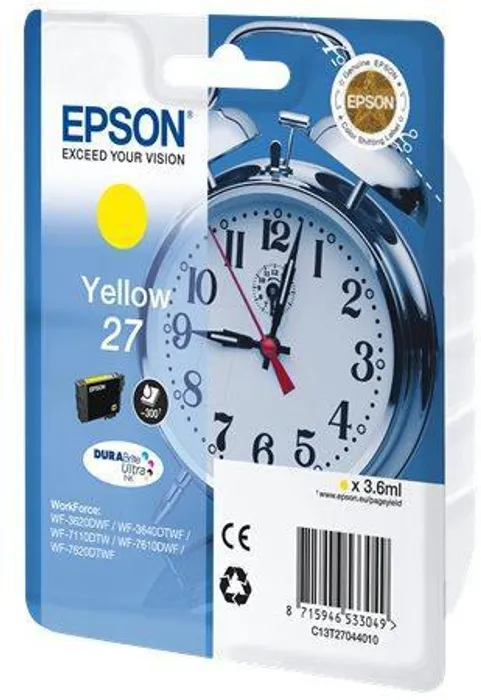 Termék főképe T27044010 Toner pro Workforce 3620DWF,7110DTW série tiskáren, EPSON yellow, 3,6 ml