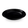 Tányér (PP) Reware Dinner újrahasználható fekete átmérő 22cm [12 db]