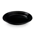 Tányér (PP) Reware Dinner újrahasználható fekete átmérő 22cm [12 db]