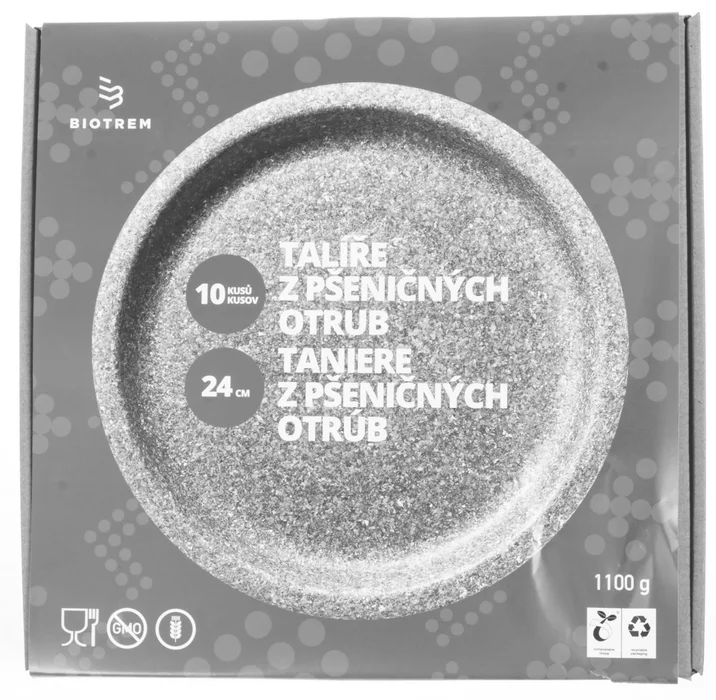 Termék főképe Talíř z pšeničných otrub 24cm BIO [10 ks]