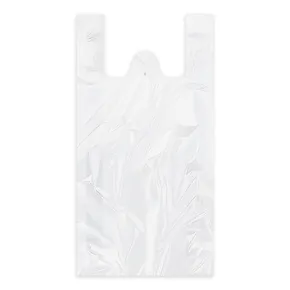 Ingvállas szatyor (HDPE) fehér 24+11 x 44 cm `4kg` [100 db]