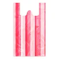 Ingvállas szatyor (HDPE) csíkos 30+14 x 50 cm `10kg` [100 db]