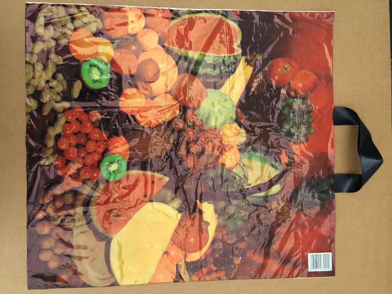 Termék főképe Taška igelitová LDPE foto ucho 46x50+5 cm - ovoce