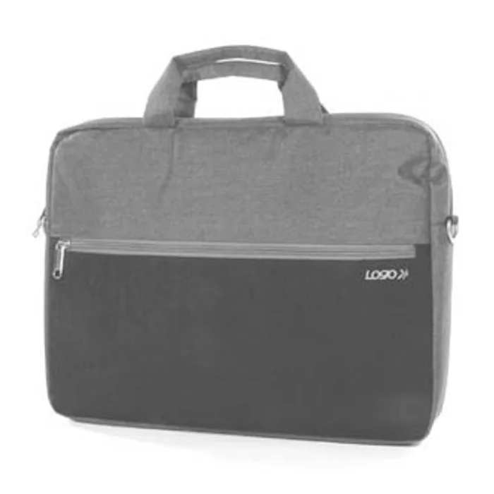 Termék főképe Taška na notebook 15,6", Stylish, hnědá z plátna/polyesteru, Logo