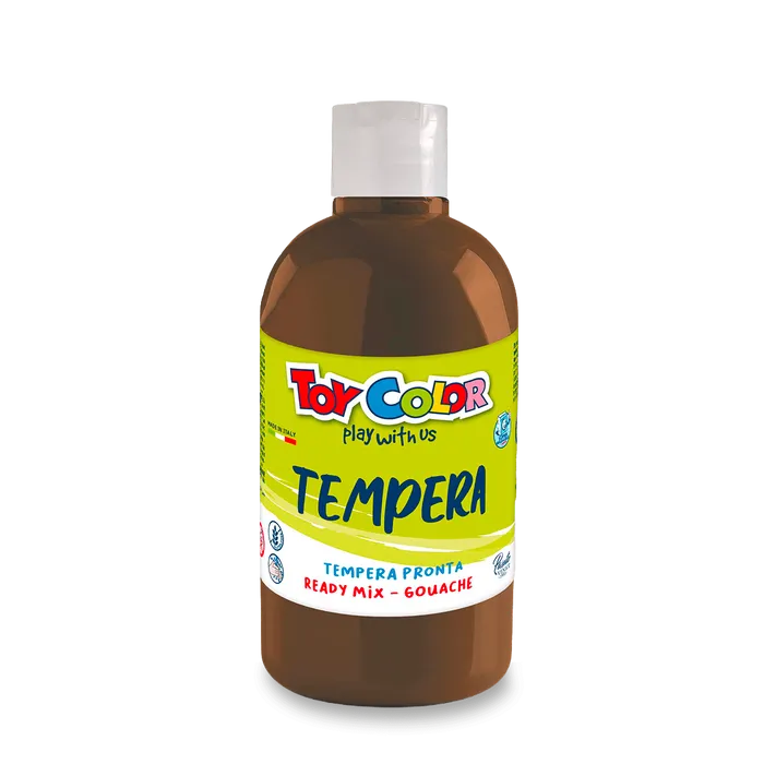 Termék főképe Temperová barva PASUTO Toy Color hnědá 500 ml