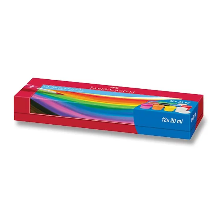 Termék főképe Temperové barvy Faber-Castell Tempera 12 barev