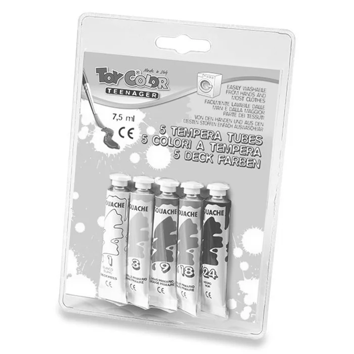 Termék főképe Temperové barvy Toy Color 5 barev, tuba 7,5 ml
