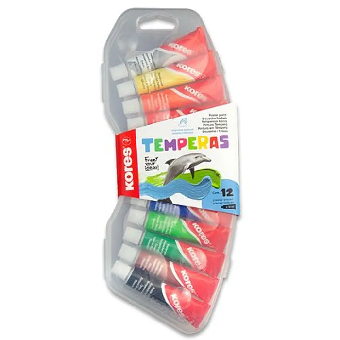 Termék főképe Tempery v tubě Kores Temperas 12 barev, tuba 12 ml