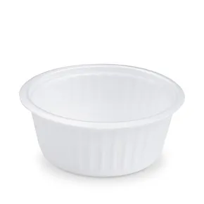 Thermo-tál kerek fehér 340 ml (XPS) [50 db]