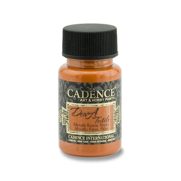 Termék főképe Textilní barva Cadence Dora Textile, met. oranžová, 50 ml