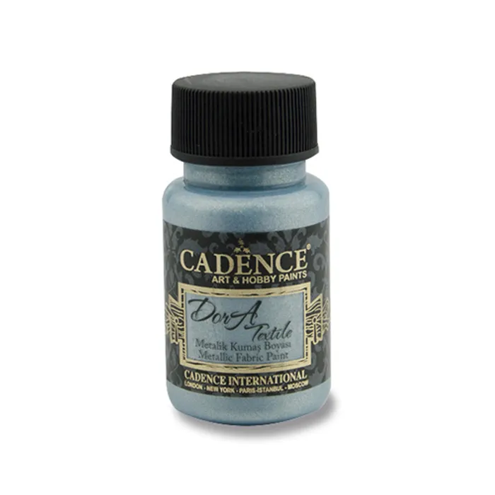 Termék főképe Textilní barva Cadence Dora Textile, met. sv. modrá, 50 ml