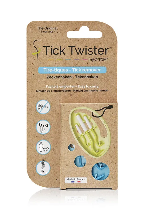 Termék főképe Tick Twister ClipBox 3ks - vytahovač na klíšťata v pouzdře, plast/silikon