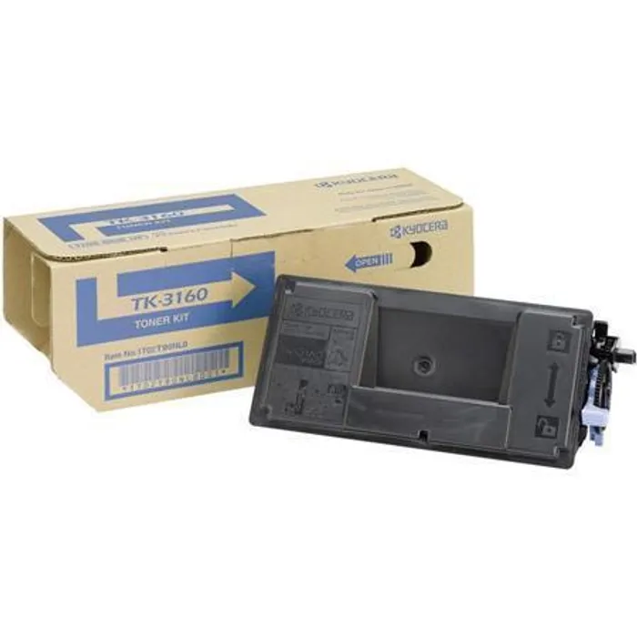 Termék főképe TK3160 Toner pro P3045dn, 3050dn, 3055dn, 3060dn tiskárny, KYOCERA černá, 12,5tis.stran