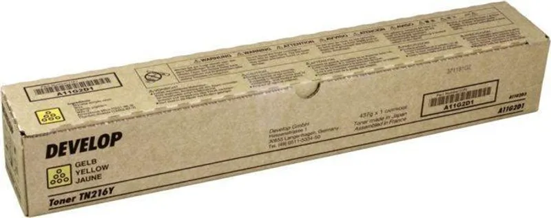 Termék főképe TN 216Y Toner pro ineo+220/224/280 tiskárny, DEVELOP žlutý