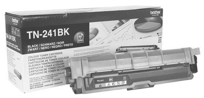 Termék főképe TN241B Toner pro tiskárny HL 3140CW, 3150CDW, DCP 9020CDW, BROTHER, černý, 2,5 tis. stran