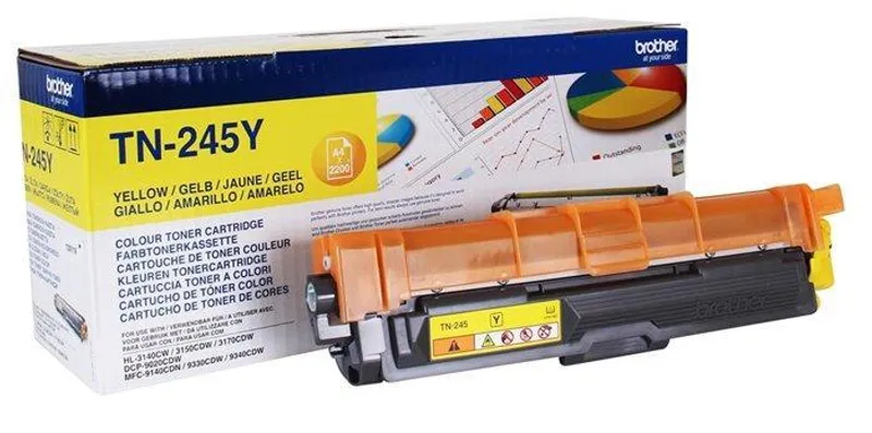 Termék főképe TN245Y Toner pro HL 3140CW, 3150CDW, DCP 9020CDW tiskárny, BROTHER yellow, 2,2 tisíc