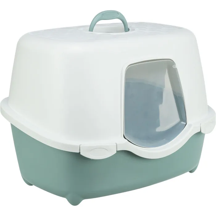 Termék főképe Toaleta pro kočky DAVIO TOP, 56 x 39 x 39 cm, zelená/bílá