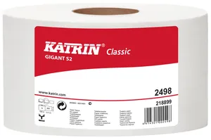 JUMBO Katrin Classic Gigant S2 2-rétegű 18 cm 100 m fehér [1 db]