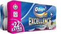 Toalettpapír "Ooops! Excellence", 3 rétegű, 16 tekercs