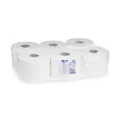 Toalettpapír (Tissue) 2-rétegű fehér `JUMBO` átmérő 20cm 13,4cm x 200m [6 db]