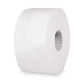 Toalettpapír (Tissue) 2-rétegű dombornyomott fehér `JUMBO` átmérő 19cm 145m [1 db]