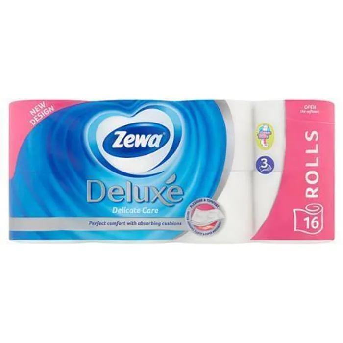 Termék főképe Toaletní papír ZEWA Deluxe 3vrstvý bílý [16 rolí]