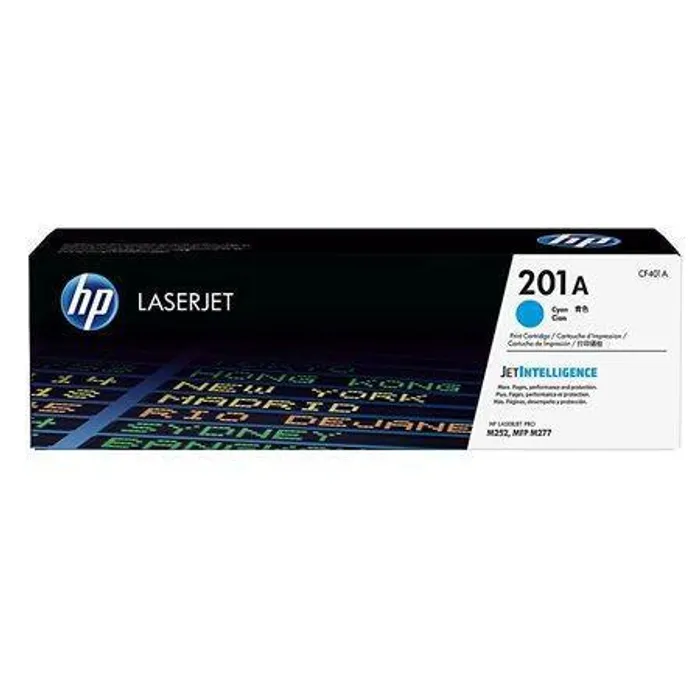 Termék főképe Toner HP 201A, do tiskárny Color LaserJet Pro M252, M277, azurová, 1,4k , HP