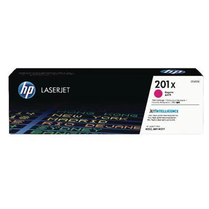 Termék főképe Toner HP 201X, do tiskárny Color LaserJet Pro M252, M277, purpurová, 2,3k , HP