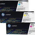 Következő termékkép HP 312A toner, a LaserJet M476 nyomtatóhoz, ciánkék+bíbor+sárga, 3x2,7k, HP