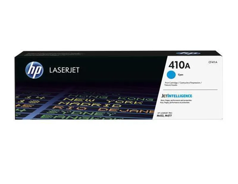 Termék főképe Toner HP 410A, do tiskárny ColorLaserJet M452/477, azurová, 2,3k, HP