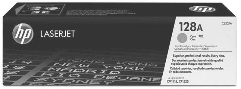 Termék főképe Toner pro "Barevná LaserJet Pro CM1415, CP1525N" tiskárny, HP "CE321A" Cyan, 1,3 tis.stran