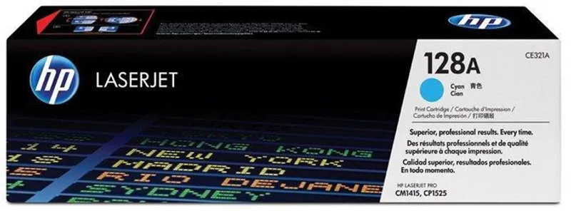 Termék főképe Toner pro "Barevná LaserJet Pro CM1415, CP1525N" tiskárny, HP "CE321A" Cyan, 1,3 tis.stran