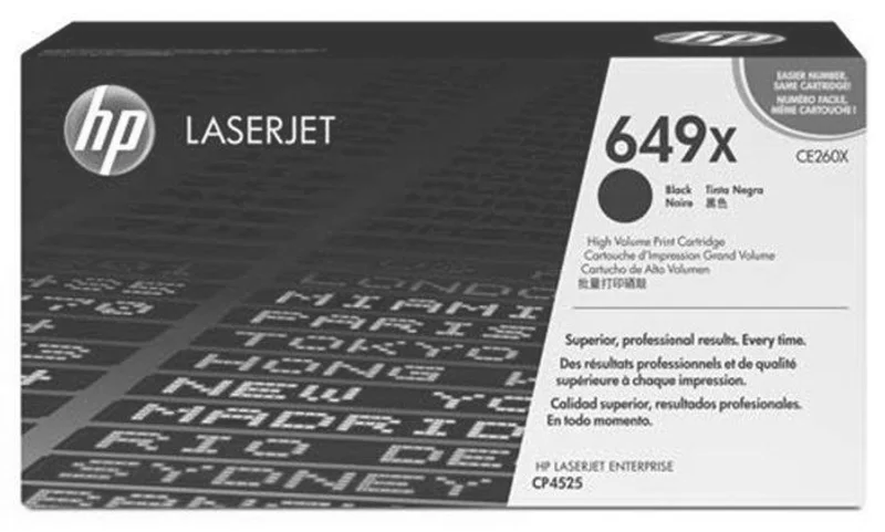 Termék főképe Toner pro "BarevnáLaserJet CP4525" tiskárnu, HP "CE260X" Černá, 17 tis.stran