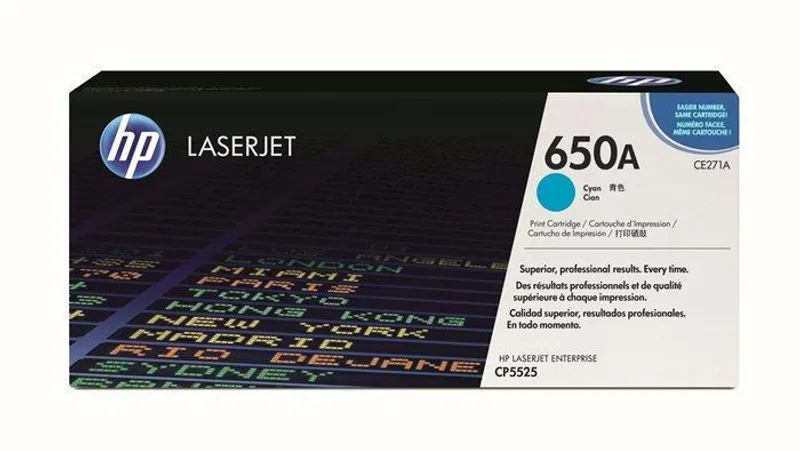 Termék főképe Toner pro "BarevnáLaserJet CP5525" tiskárnu, HP "CE271A" Cyan, 15 tis.stran