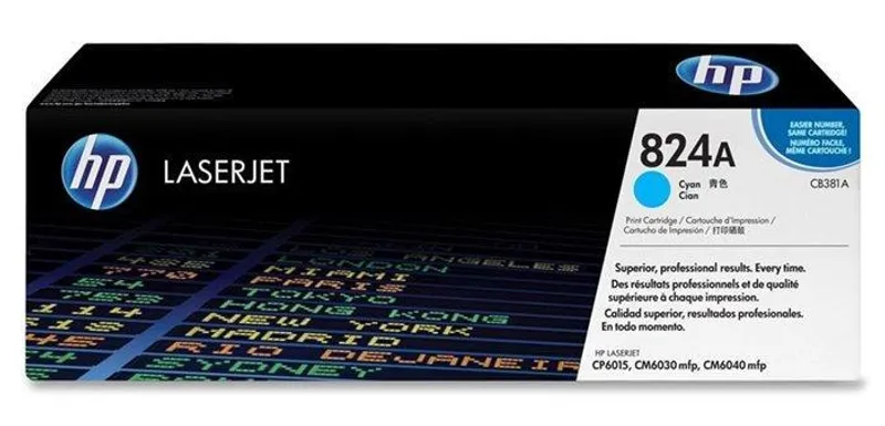 Termék főképe Toner pro "BarevnáLaserJet CP6015, CM6040MFP" tiskárny, HP "CB381A" Cyan, 21 tis.stran