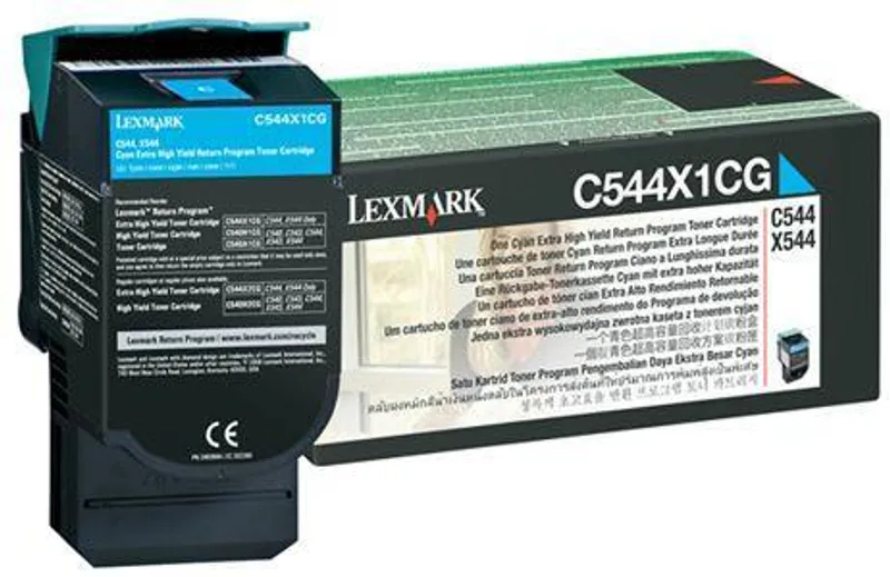 Termék főképe Toner pro "C544, X544" tiskárny, LEXMARK Cyan, 4 tis.stran