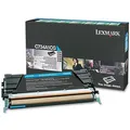 Toner a "C734, 736" nyomtatókhoz, LEXMARK ciánkék, 6000 oldal