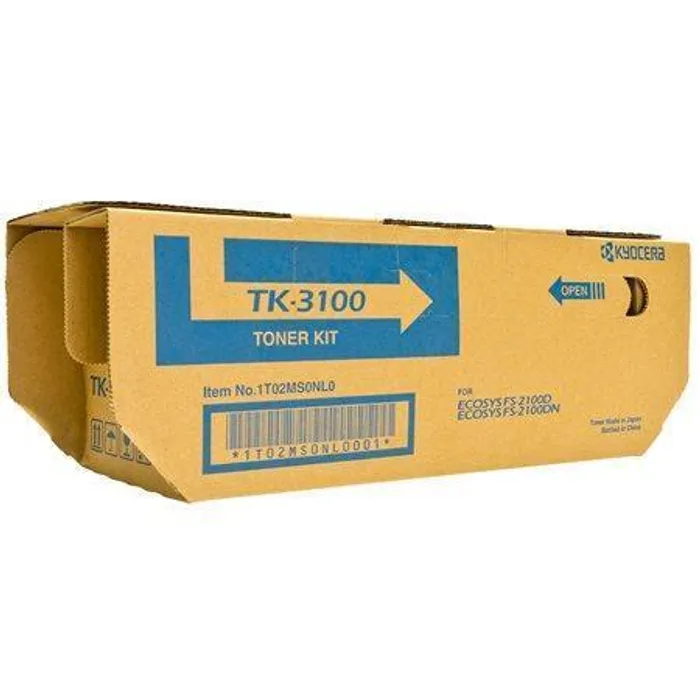 Termék főképe Toner "TK3100", černá, pro FS 2100D, FS2100DN tiskárnu, 12 500 stránek, KYOCERA
