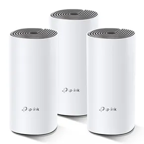 TP-LINK Wifi Mesh készlet Deco E4 (3 csomag) 2,4 GHz és 5 GHz, hozzáférési pont, IPv6, 1200 Mbps, inte