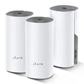 Következő termékkép TP-LINK Wifi Mesh készlet Deco E4 (3 csomag) 2,4 GHz és 5 GHz, hozzáférési pont, IPv6, 1200 Mbps, inte