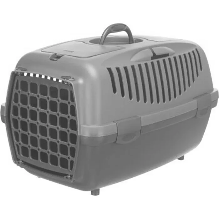 Termék főképe Transportní box CAPRI II, XS-S: 37x34x55cm (max. 8kg) - tmavě šedá / petrolejová