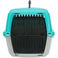 CAPRI XXS szállítódoboz: 26 x 25 x 39 cm, max. 4 kg - türkiz/világosszürke