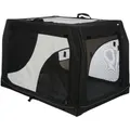 Szállító nylon doboz Vario M-L 91x58x61 cm fekete-szürke