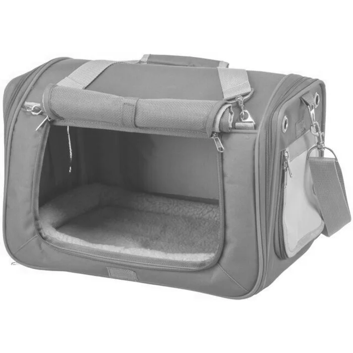 Termék főképe Transportní taška VICKY, 40 x 27 x 28 cm, do 5 kg, šedá/tyrkysová