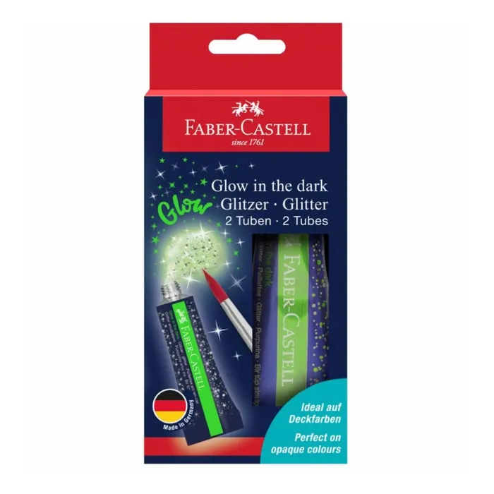 Termék főképe Třpytky Faber-Castell Glow in the dark 12 ml, 2 ks