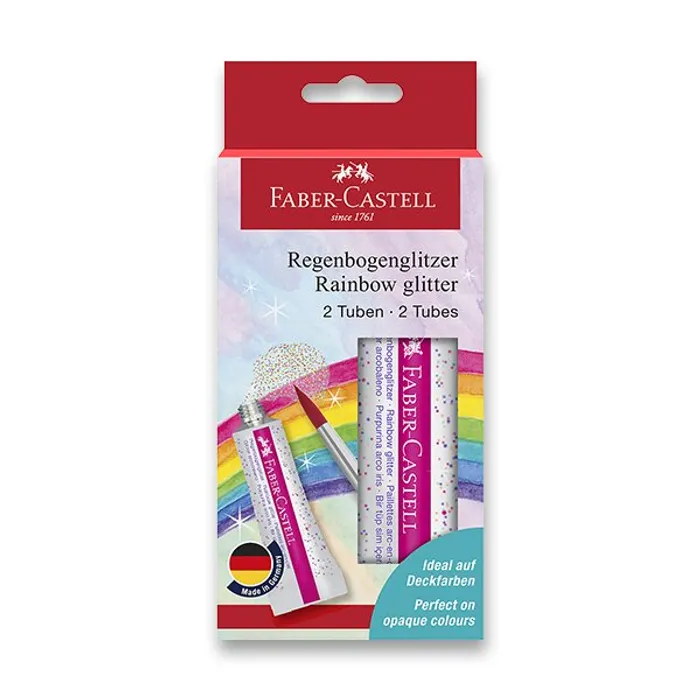 Termék főképe Třpytky Faber-Castell Rainbow 12 ml, 2 ks